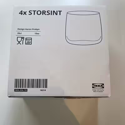 لیوان ایکیا مدل STORSINT بسته 4 عددی 