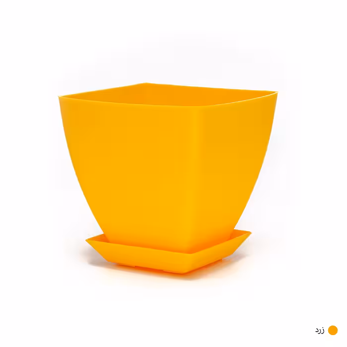 گلدان مدل پلاستیکی مربع کد 010