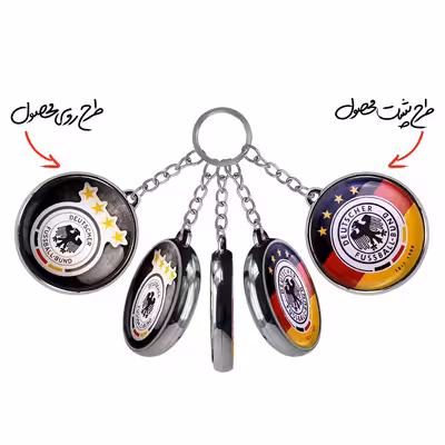 جاکلیدی خندالو طرح تیم ملی آلمان مدل دوطرفه کد 21292009