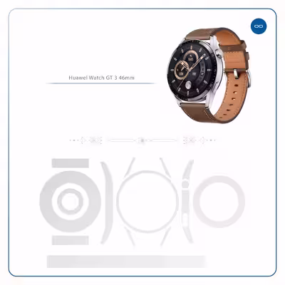 برچسب ماهوت طرح Matte-White مناسب برای ساعت هوشمند هوآوی Watch GT 3 46mm