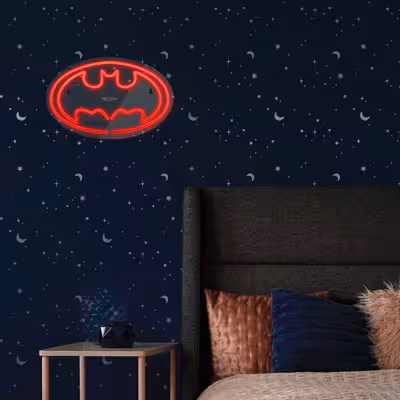 چراغ دیواری نئون دیزاین طرح Batman_RD