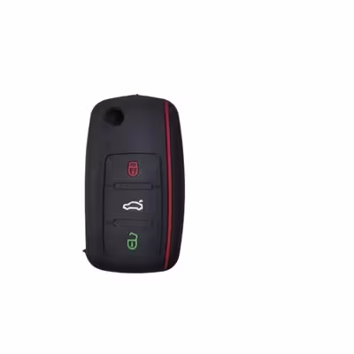 کاور سوئیچ خودرو مدل سه کلید سیلیکونی مناسب برای پژو پارس