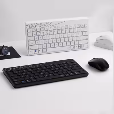 مینی کیبورد رپو مدل 8000GT به همراه ماوس بیسیم