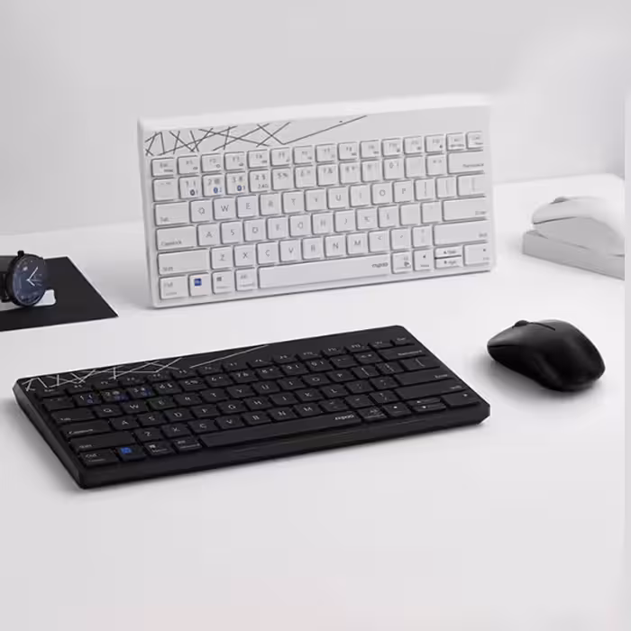 مینی کیبورد رپو مدل 8000GT به همراه ماوس بیسیم