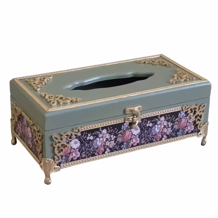 ست سطل و جای دستمال کاغذی مدل Sdj12