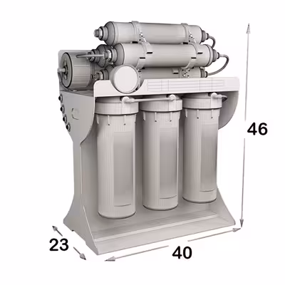 دستگاه تصفیه کننده آب آکوا مدل JW-08 به همراه فیلتر تصفیه آب کد 02 مجموعه 3 عددی