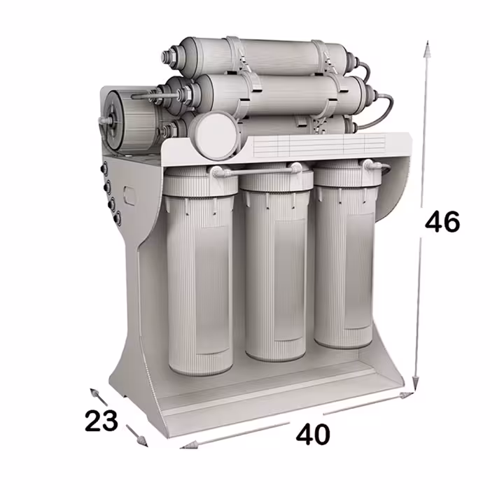 دستگاه تصفیه کننده آب آکوا مدل JW-08 به همراه فیلتر تصفیه آب کد 02 مجموعه 3 عددی
