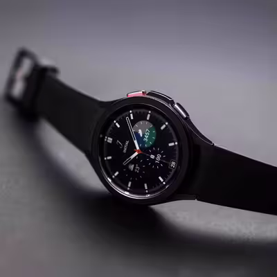 برچسب ماهوت طرح Matte Black مناسب برای ساعت هوشمند سامسونگ Watch4 Classic 46mm