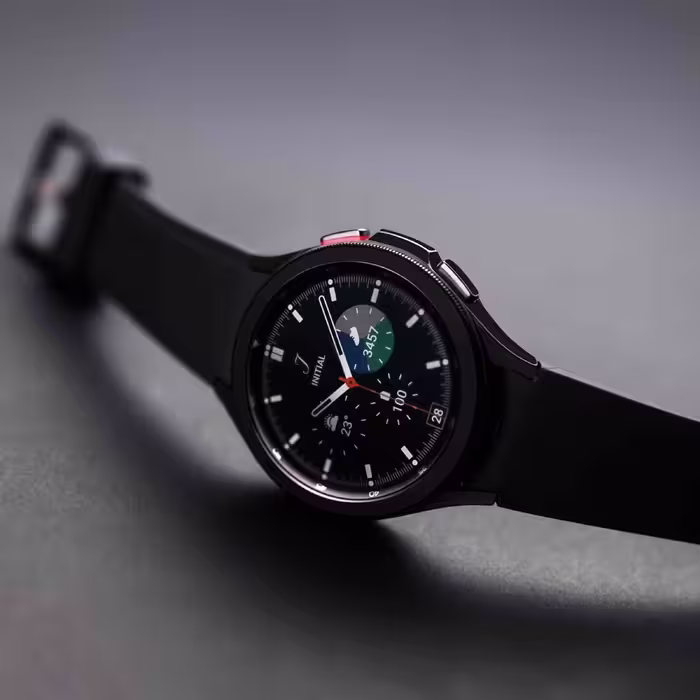 برچسب ماهوت طرح Matte Black مناسب برای ساعت هوشمند سامسونگ Watch4 Classic 46mm