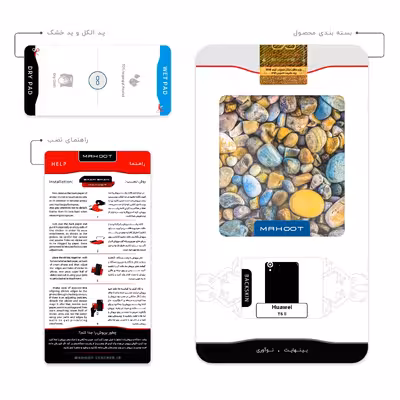 برچسب پوششی ماهوت مدل River rocks مناسب برای گوشی موبایل هوآوی Y6 II