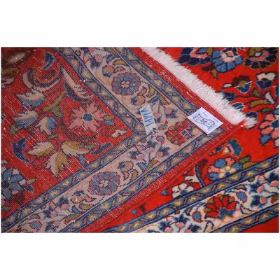 فرش قدیمی دستبافت دو متری فرش هریس کد 101619