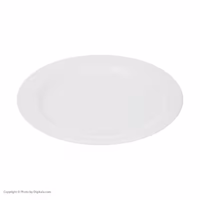 بشقاب غذاخوری چینی زرین ایران سری هتلی 49 کد 27 بسته 6 عددی درجه عالی