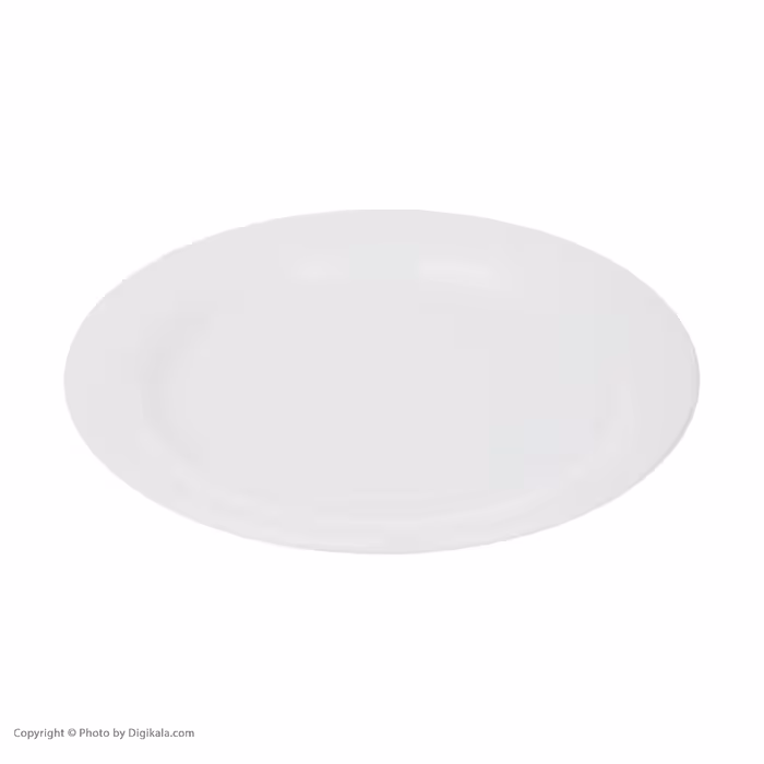 بشقاب غذاخوری چینی زرین ایران سری هتلی 49 کد 27 بسته 6 عددی درجه عالی