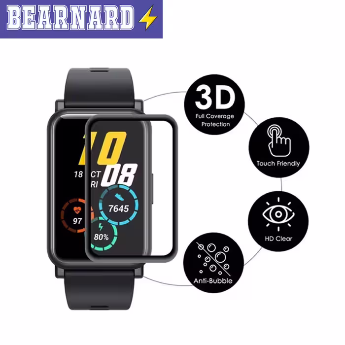 محافظ صفحه نمایش نانو برنارد مدل NBR مناسب برای ساعت هوشمند شیائومی Redmi Smart Band Pro بسته سه عددی