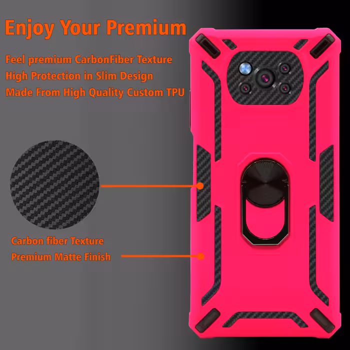 کاور گریفین مدل Defender Pro Plus مناسب برای گوشی موبایل شیائومی Poco X3 Pro / Poco X3 / Poco X3 NFC به همراه محافظ پشت گوشی