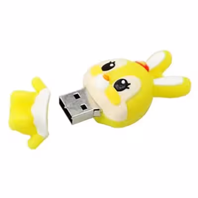 فلش مموری طرح خرگوش نشسته مدل UL-rabbit02 ظرفیت هشت گیگابایت