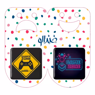 پیکسل خندالو مدل گیمر کد 39023903 مجموعه 2 عددی