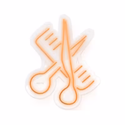 چراغ دیواری نئون دیزاین طرح Barber_ORG