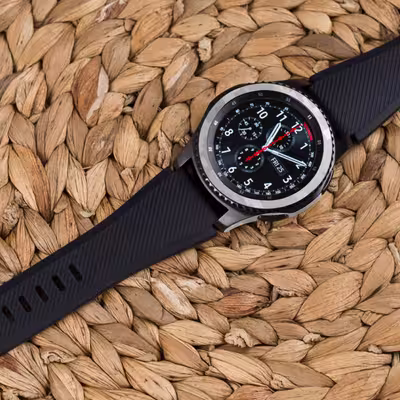 برچسب ماهوت طرح Army-Snow-Pixel مناسب برای ساعت هوشمند سامسونگ Galaxy Gear S3 Frontier