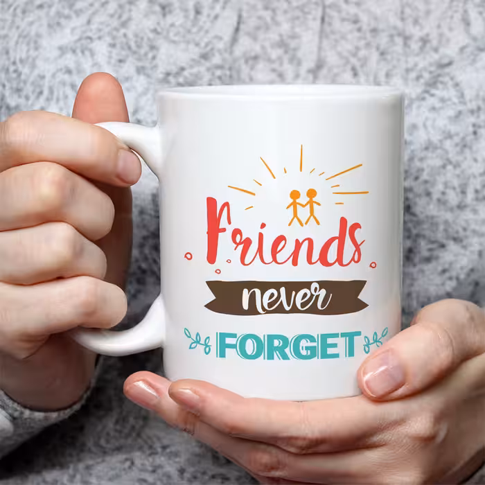 ماگ طرح بهترین رفیق مدل شمیمه