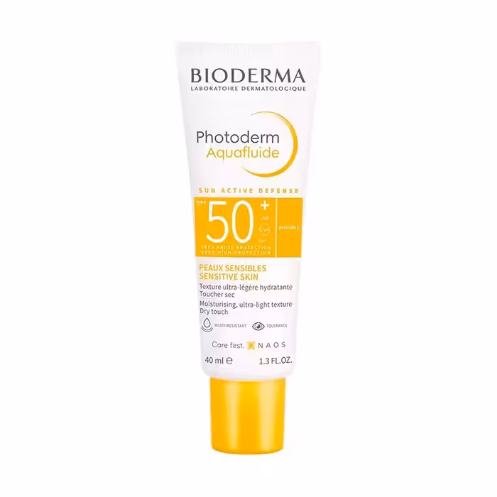 ضدآفتاب فتودرم بی رنگ آکوافلوئید Spf50  حجم 40 میل بایودرما - Bioderma
