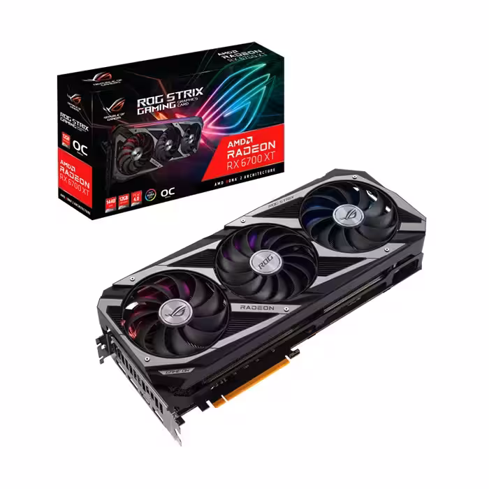 کارت گرافیک ایسوس ROG STRIX RX 6700 XT OC Edition 12GB