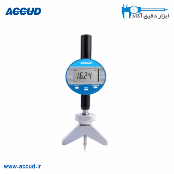 عمق سنج دیجیتال شیار 25-0 میلی متر Accud (آکاد) مدل 196-001-11