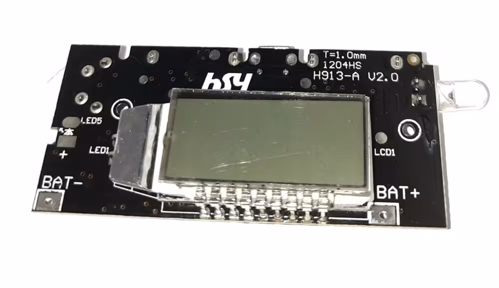 ماژول پاوربانک دو خروجی دارای نمایشگر( USB 5V 1A-2A)
