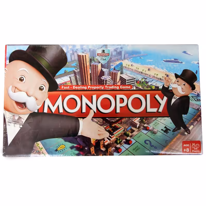بازی فکری مونوپولی مدل Az184یک نبرد جذاب برای ثروتمندترین بازیکن
