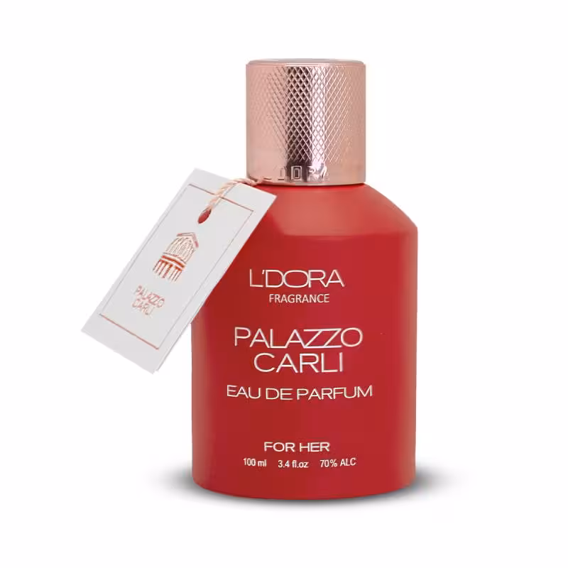 ادوپرفیوم زنانه مدل PALAZZO CARLI لدورا فرگرنس 100 میلیلیتر L’DORA FRAGRANCE PALAZZO CARLI EAU DE PARFUM FOR WOMEN, 100 ml