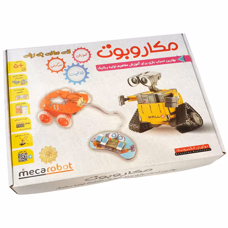بسته آموزشی مقدماتی رباتیک نوآوران الکترونیک مدل مکاروبوت