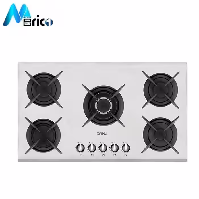 گاز رومیزی کن کد IG8519 پنج شعله شیشه