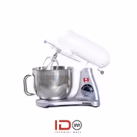 همزن باریتون 7 لیتری بدنه فلزی سفید