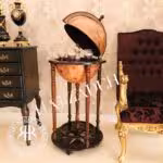 والتر میز بار  طرح کره قهوه ای  W-500BR