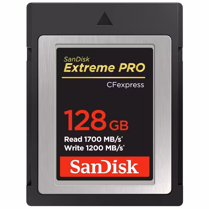 کارت حافظه CFexpress سن دیسک مدل Extreme Pro استاندارد Type B سرعت 1700MB/s ظرفیت 128 گیگابایت