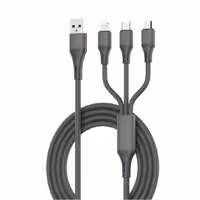 کابل تبدیل USB به لایتنینگ /USB/MicroUSB الدینو مدل LC97U به طول 1.2 متر