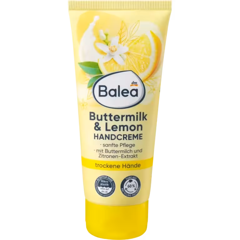 کرم نرم کننده دست باله آ مدل کره شیر و لیمو 100ml