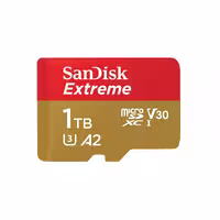 کارت حافظه MicroSDXC سن دیسک مدل Extreme کلاس A2 استاندارد UHS-I U3 با سرعت 190MBps و ظرفیت یک ترابایت