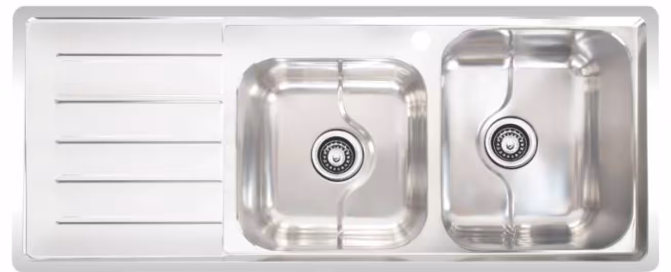 سینک فانتزی توکار SA103 سایز 52×122 عمق 23