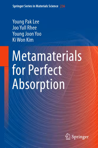 خرید و دانلود نسخه کامل کتاب Metamaterials for Perfect Absorption