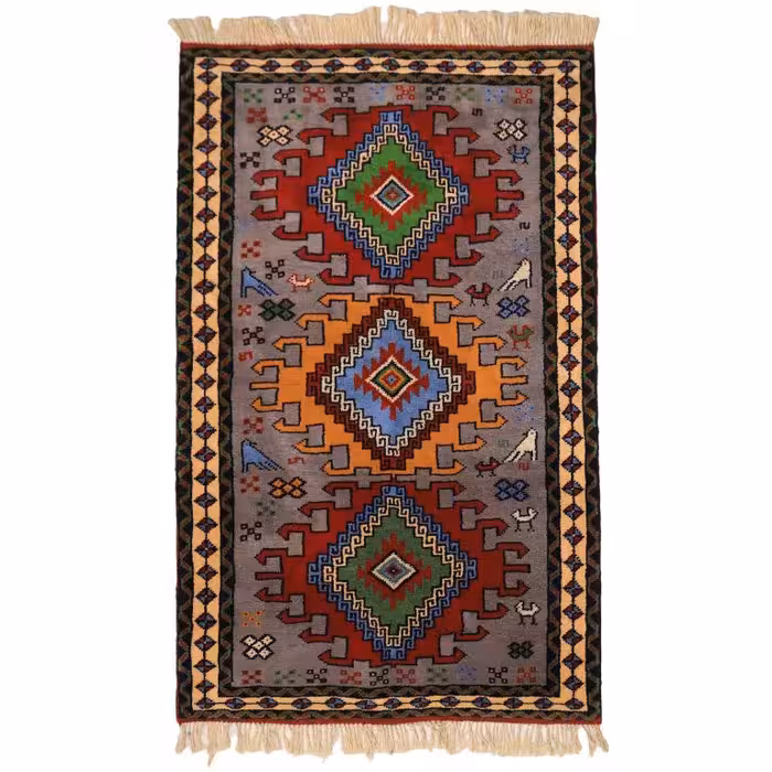 فرش دستبافت دو متری مدل خراسان کد 40201189