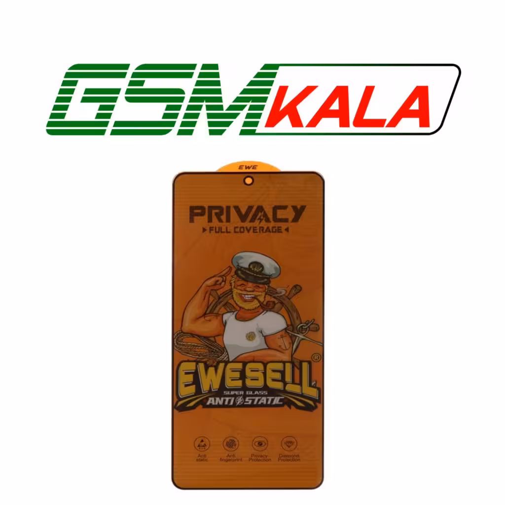 گلس Xiaomi Redmi Note 14 4G - Note 12 Pro 4G - Ewesell Anti Static Privacy