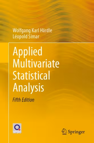 خرید و دانلود نسخه کامل کتاب Applied Multivariate Statistical Analysis