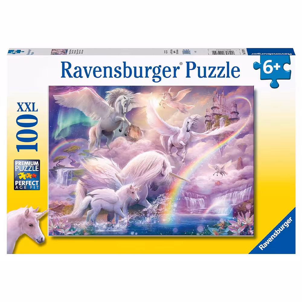 پازل 100 قطعه Ravensburger طرح یونیکورن