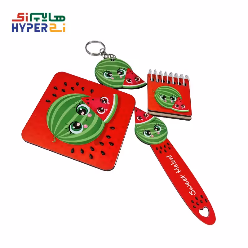 ست فانتزی چوبی 4تایی طرح یلدا