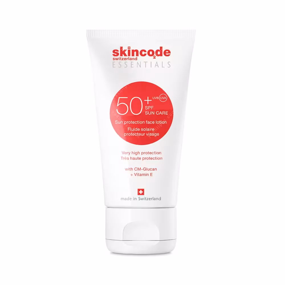 لوسیون ضد آفتاب  SPF 50 (فاقدچربی) اسکین کد