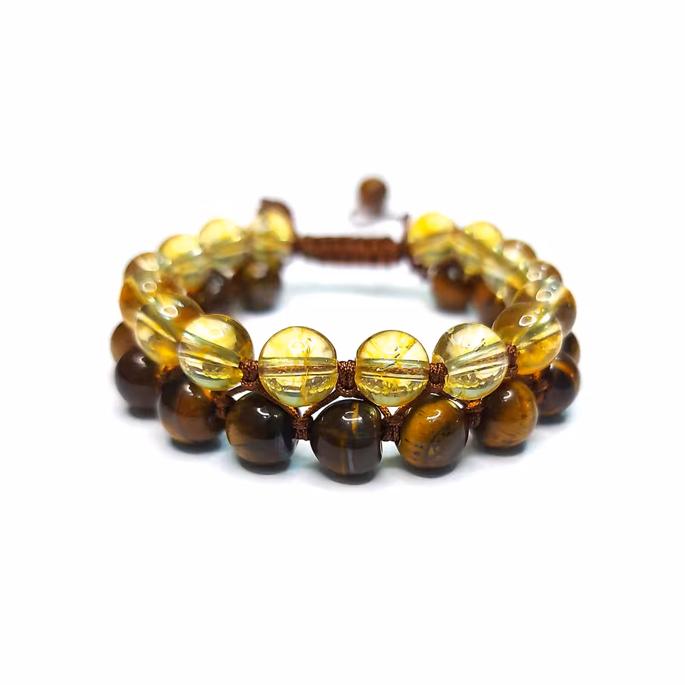 دستبند خورشید (چشم ببر سیترین) کد 310052
