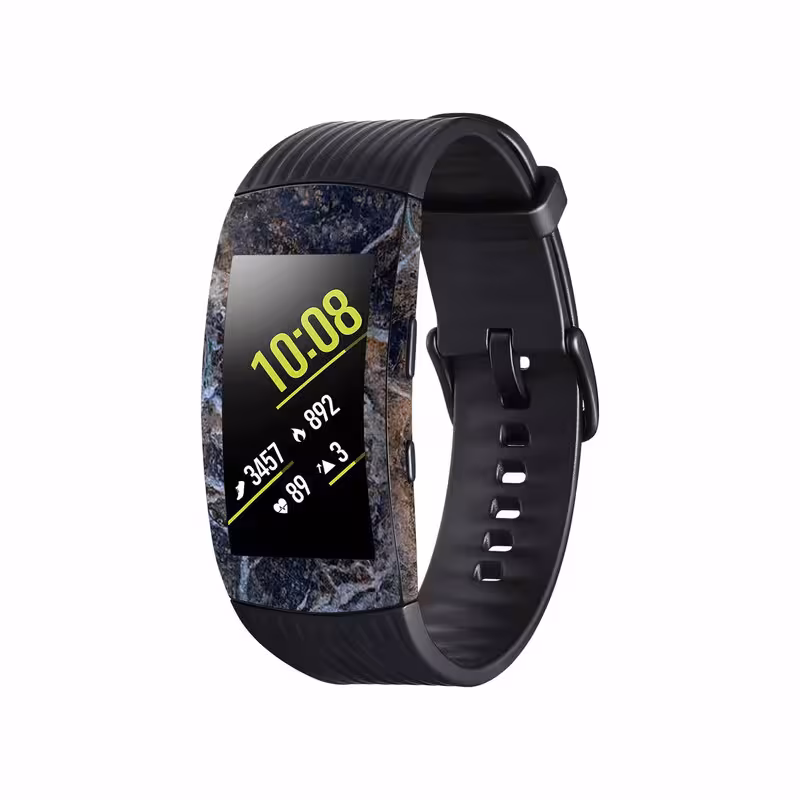 برچسب ماهوت طرح Earth-White-Marble مناسب برای ساعت هوشمند سامسونگ Galaxy Gear Fit 2 Pro