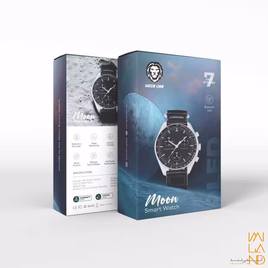 ساعت هوشمند گرین لاین مدل green lion moon smart watch