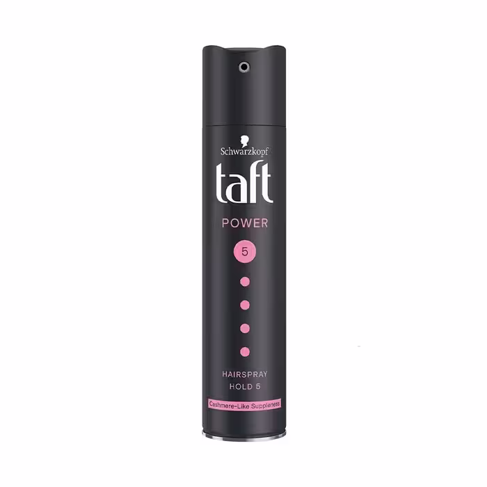 اسپری حالت دهنده موی تافت taft شماره 5 مدل power حجم 250 میل